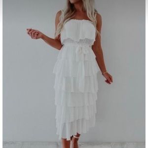 All My Love Ivory Midi Dress